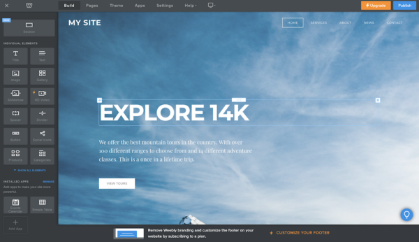 Weebly I.T Support (1 Hour)