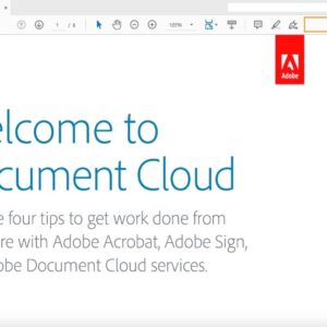 Adobe Acrobat Pro Training I.T Support (1 Hour)